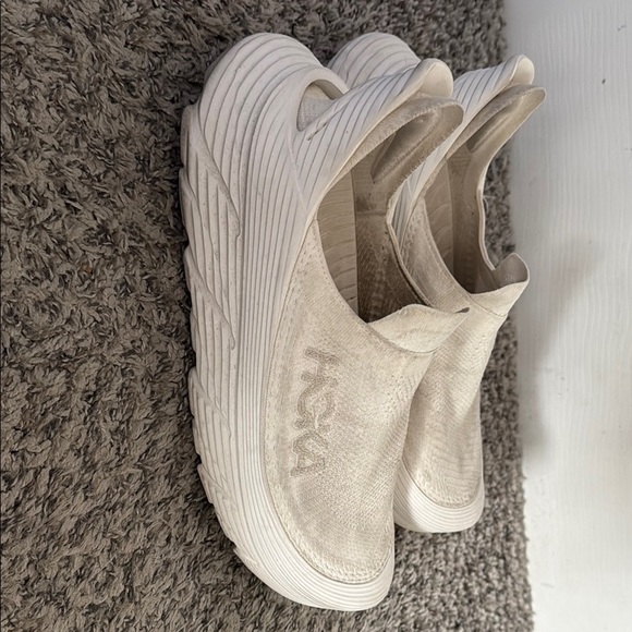 Hoka White Sneakers Slip-On Casual - Picture 4 of 8